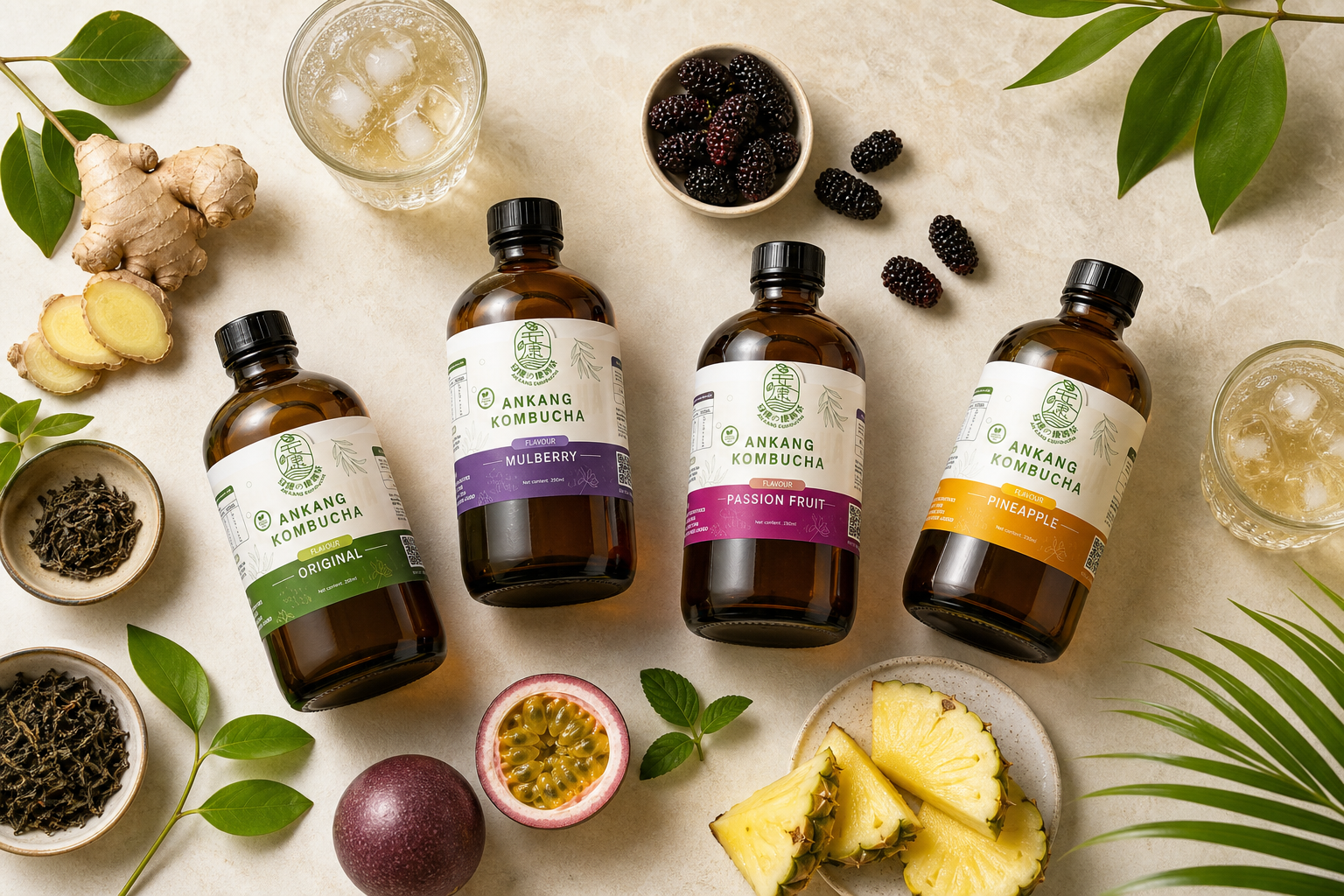 Mulberry Kombucha